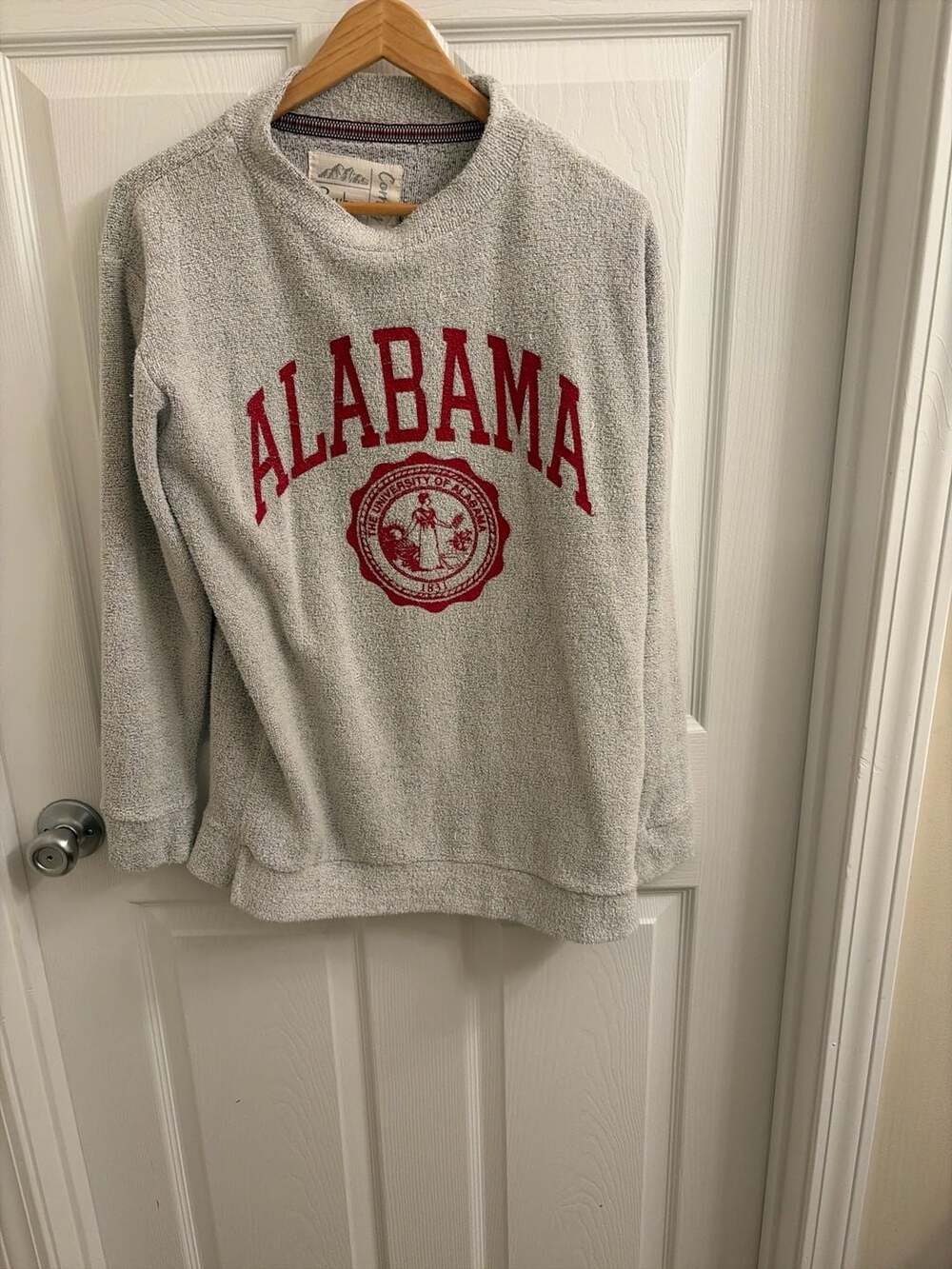 Pressbox University of Alabama Comfy Terry Crewneck Sweatshirt